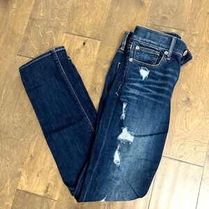 Express Cropped Mid Rise Skinny Jeans size 0